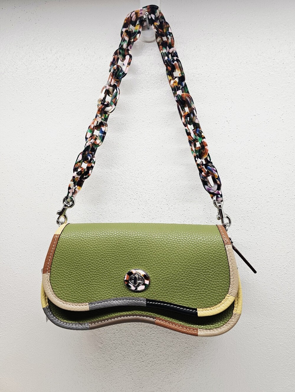 Coachtopia Wavy Dinky Bag Olive Green Retail $350